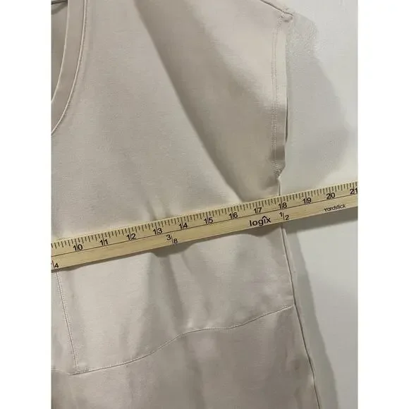 jones new york beige serenity knit v-neck dolman tee size S - Picture 7 of 8